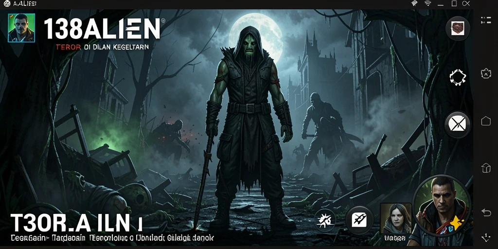 Gameplay menegangkan dengan suasana menyeramkan di dalam kegelapan.