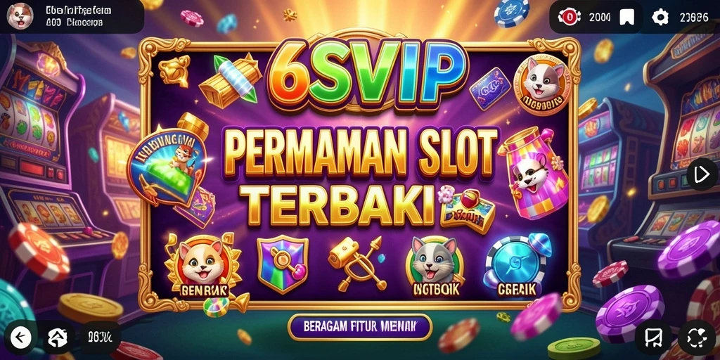 Tampilan gameplay seru di 6SVIP dengan berbagai tema slot.