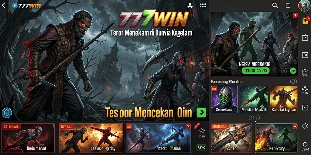 Gameplay menakutkan di dunia kelam 777WIN.