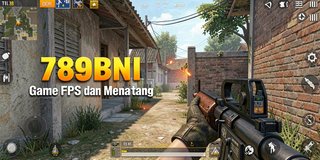 Screenshot dari gameplay seru 789BNI dengan aksi tembak-tembakan.