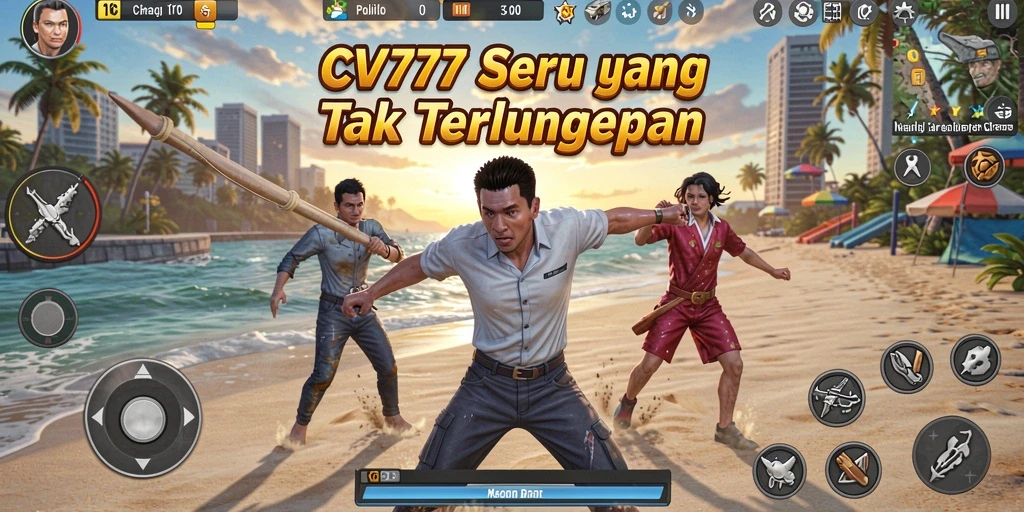 Tampilan seru gameplay CV777 dalam aksi penuh ketegangan.