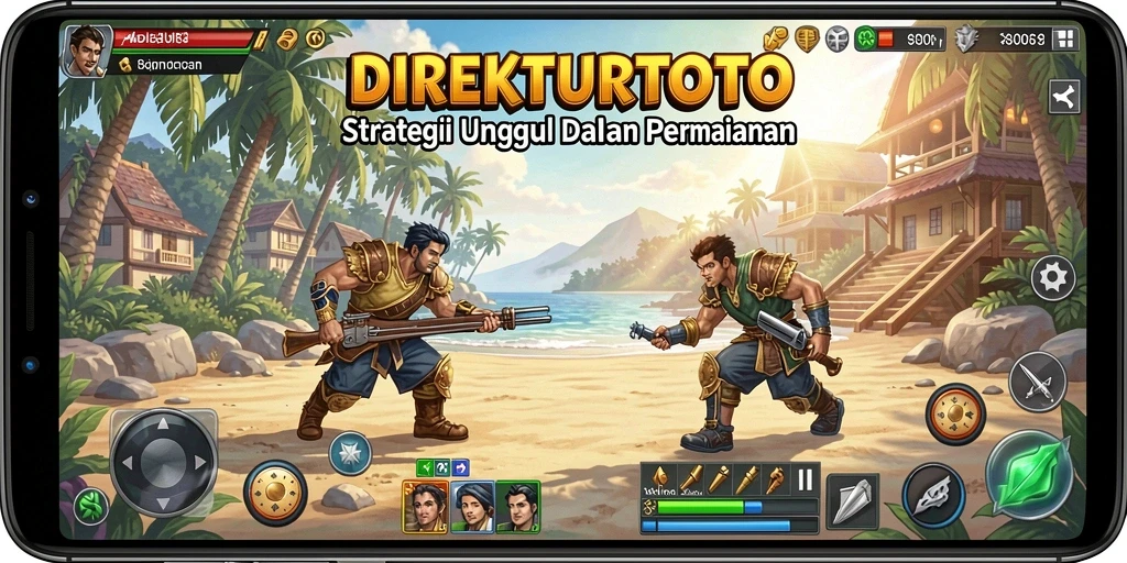 Tampilan gameplay penuh strategi dan kerja sama dalam DIREKTURTOTO.