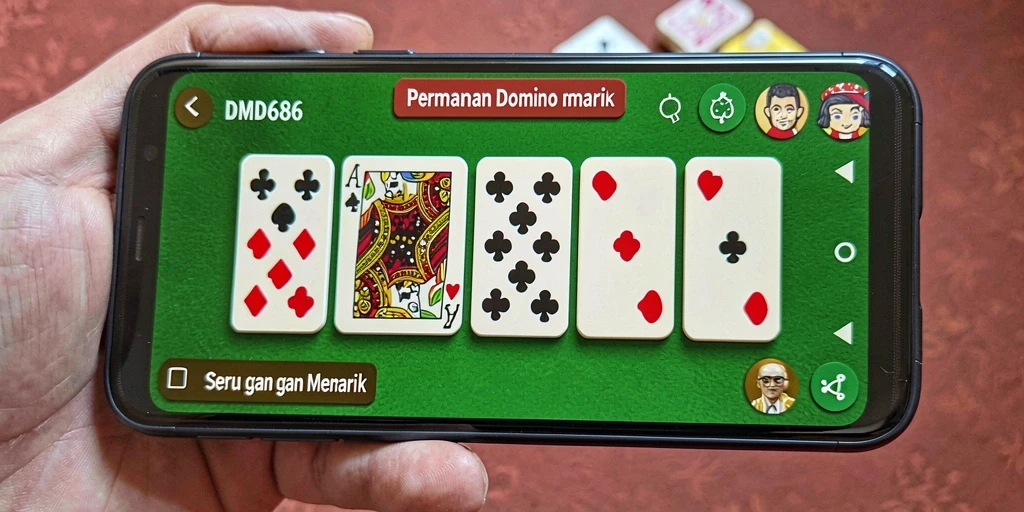 Screenshot DMD686 menunjukkan aksi seru gameplay Domino.