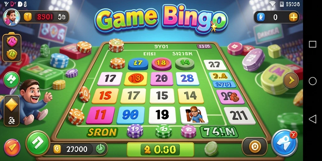 Tampilan gameplay Bingo yang menegangkan dan seru di DY01.