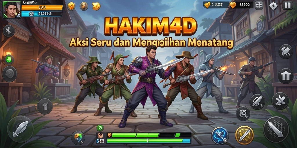 Gameplay seru HAKIM4D dengan aksi penuh tantangan.