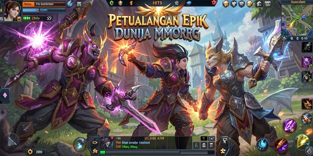 Pengalaman mendebarkan dalam permainan MMORPG HIT9 dengan grafis menakjubkan.