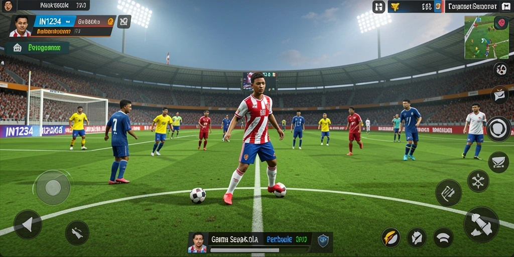 Tampilan gameplay IN1234 yang mengesankan dan realistis.