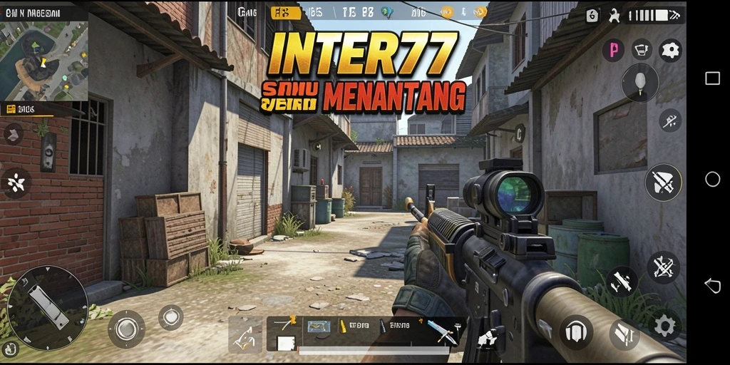 Tampilan gameplay INTER77 yang mendebarkan dan penuh aksi.