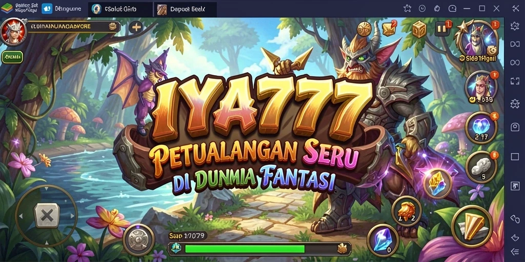 Tangkapan layar menunjukkan gameplay petualangan yang mendebarkan di IYA777.