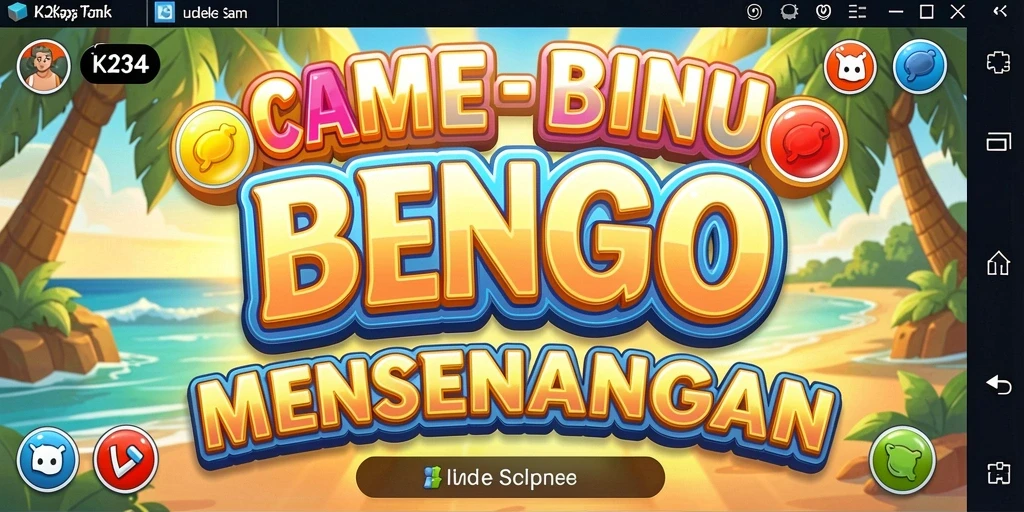 Tampilan gameplay Bingo yang seru dan interaktif di K234.