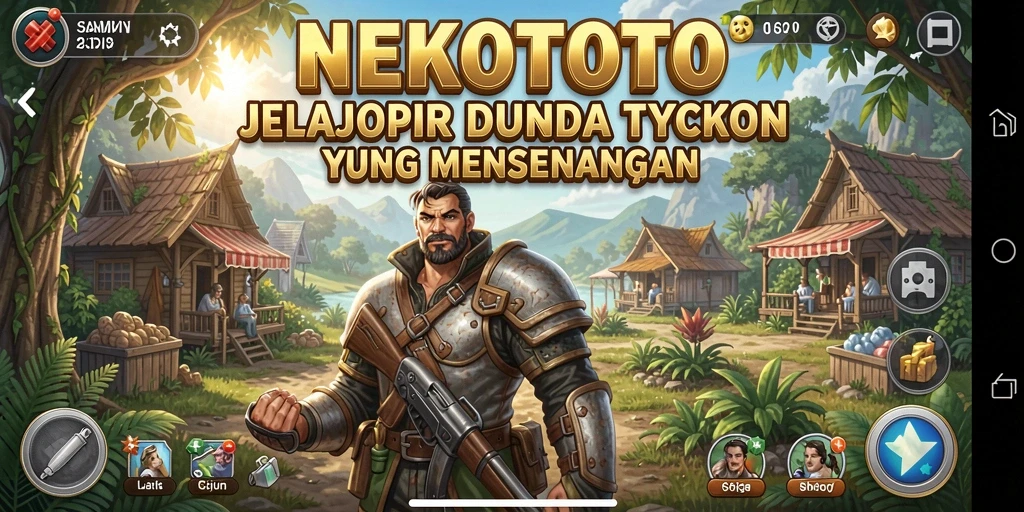 Tampilan gameplay seru dari NEKOTOTO saat mengelola bisnis kucing.