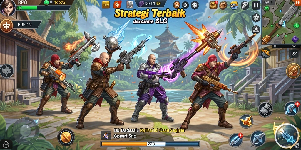 Tampilan gameplay RP8 yang menarik dengan strategi yang kompleks.